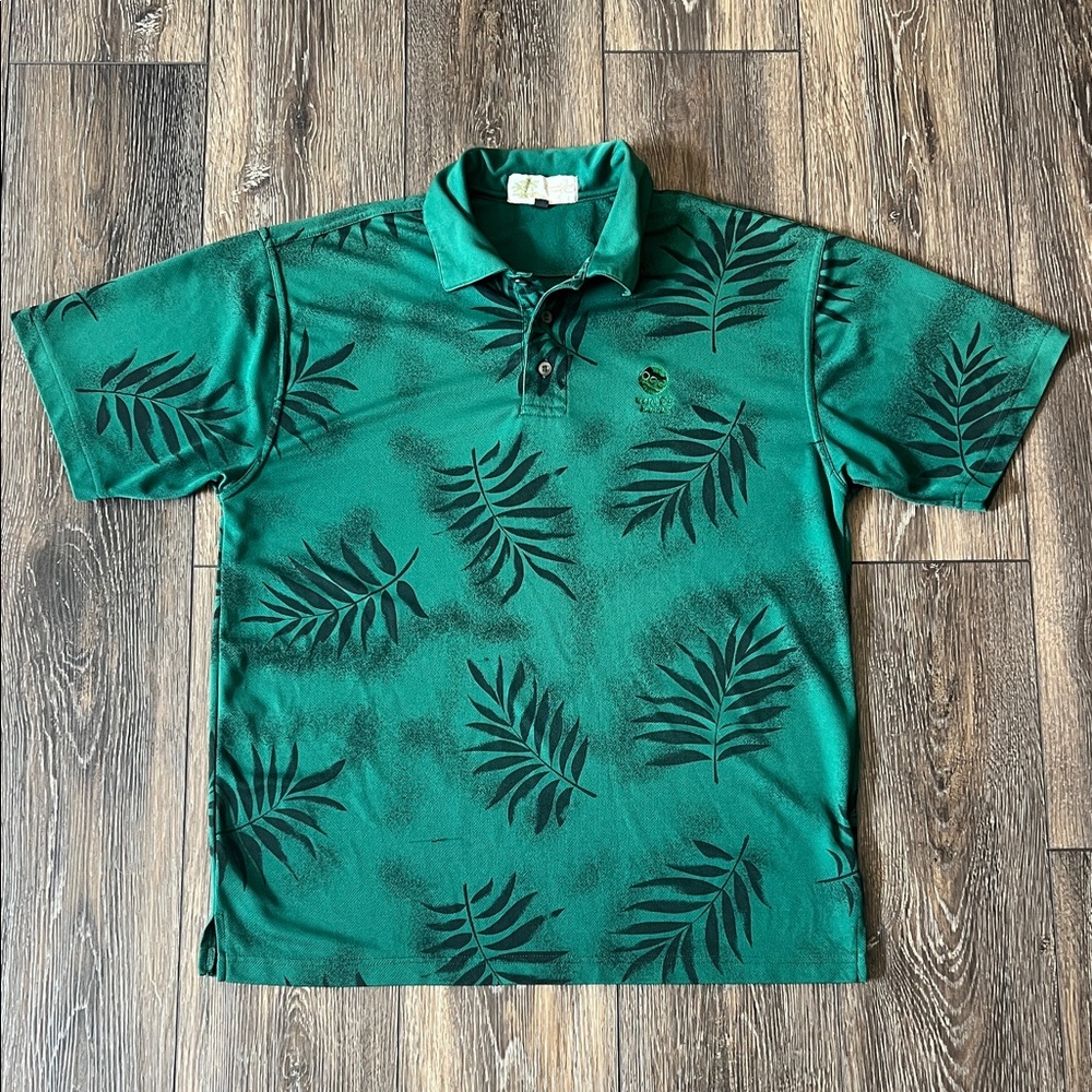 Diamond Head Wear Polo Shirt Mens Large Green Golf Casual Preppy Pearl CC Course